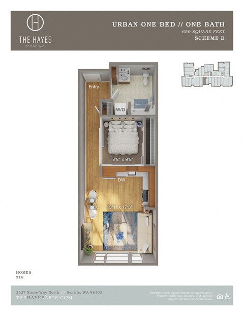 The Hayes on Stone Way Apartments Open G